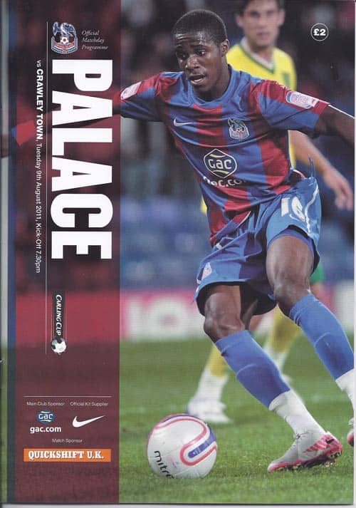 Crystal Palace FC v Crawley Town FC